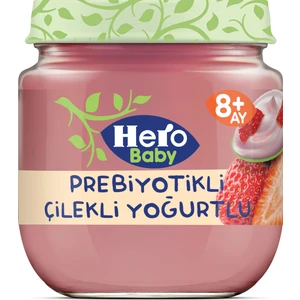 Hero Baby Prebiyotikli Çilekli Yoğurtlu Kavanoz Mama 120g