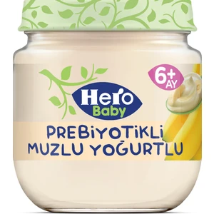 Hero Baby Prebiyotikli Muzlu Yoğurtlu Kavanoz Mama 120g