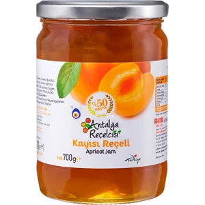 Antalya Reçelcisi Kayısı Reçeli %50 Meyve Klasik Seri 700 Gr