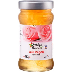 Antalya Reçelcisi Gül Reçeli %50 Meyve Klasik Seri 380 Gr