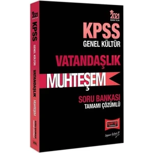 Yargı Yayınevi 2021 KPSS Muhteşem Vatandaşlık Tamamı Çözümlü Soru Bankası