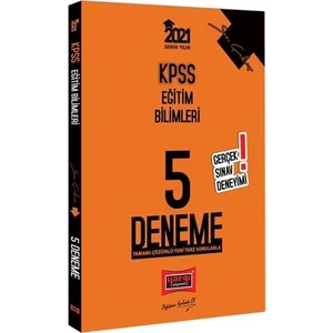 Yargı Yayınevi 2021 KPSS Eğitim Bilimleri Son Çıkış Tamamı Çözümlü 5 Deneme