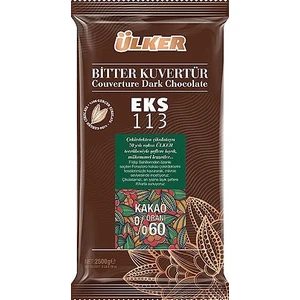 Bitter Kuvertür Çikolata %60 Eks 113 2,5 kg