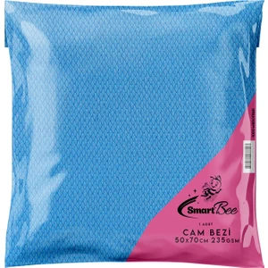 Mikrofiber Cam Silme Bezi 50x70 235GR/M2 - Mavi
