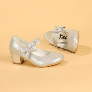Kiko 752 Vakko Günlük Kız Çocuk 4 cm Topuk Babet Ayakkabı