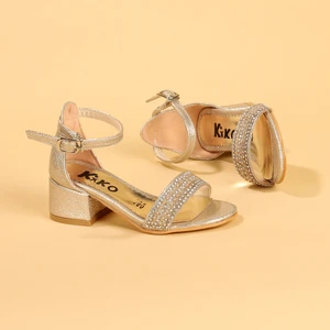 Kiko 761 Çatlak Günlük Kız Çocuk 3 cm Topuk Sandalet Ayakkabı