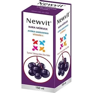 Newvit Kara Mürver Afrika Sardunyası Vitamin C 150 ml