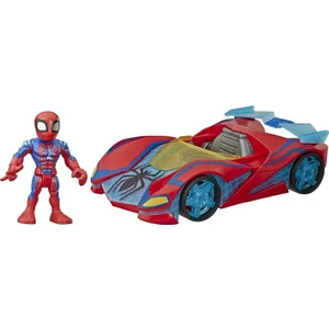 Hasbro Marvel Super Hero Adventures Spider-Man Mega Mini Figür ve Araç  E7932