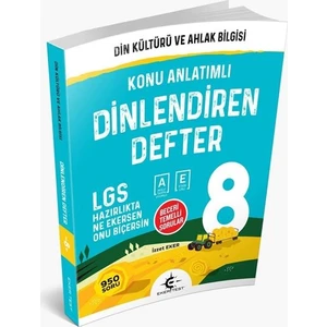 Eker Test Yayınları 8. Sınıf Dinlendiren Defter