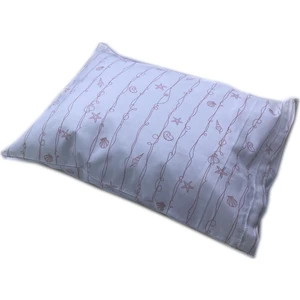 El Yapımı Bebek Yastık Kılıfı 35 x 45 cm Pembe Deniz Kabukları