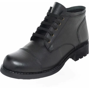 Costo Shoes F0444 Siyah Deri Vip Erkek Bot