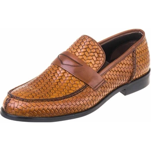 Costo Shoes US190510 Taba Analin El Işçiliği Erkek Ayakkabısı
