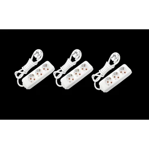 Uzatma Kablosu 3lü Grup Priz. 3 Metre. 3lü Avantaj Paketi.