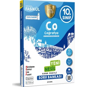 Soru Kalesi 10. Sınıf Coğrafya Fasikül Yeni Nesil Soru Bankası