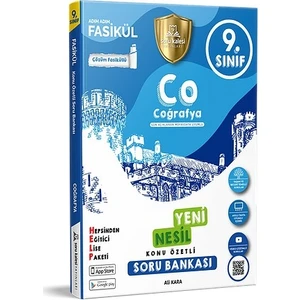 Soru Kalesi Yayınları 9. Sınıf Coğrafya Fasikül Yeni Nesil Soru Bankası