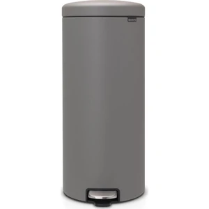 Çöp Kutusu 30 Lt Newicon Pedallı Beton Gri