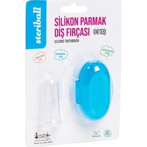 Silikon Parmak Diş Fırçası - Mavi