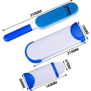 Wizard Kıl Tüy Toplayıcı Tarak Kedi Köpek Fırçası Toz Temizleyici Rulo 2'Li