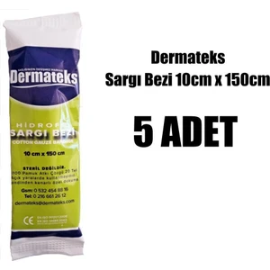 Sargı Bezi 5 Adet 10 cm x 1,5 mt