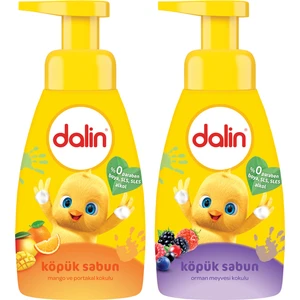 Köpük Sabun Mango ve Portakal 200 ml + Dalin Köpük Sabun Orman Meyveli 200 ml