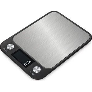 Paslanmaz Çelik 1-10 kg Yüksek Hassasiyetli Dijital Mutfak Tartısı (Yurt Dışından)