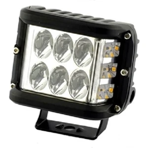 Off Road 6 LED  Çalışma Lambası Kare 10 - 80 V Sarı - Beyaz