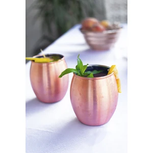 Bakır Concept Bakır Koktey Bardağı Tombul Model 2'li Mat Bakır Renk