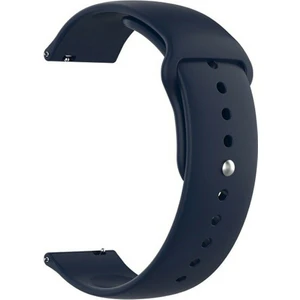 Amazfit GTS 2 Kordon Mat Düz Renkli Silikon Lacivert