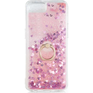 Realme C2 Kılıf Milce Sulu Yüzüklü Silikon Arka Kapak Pembe