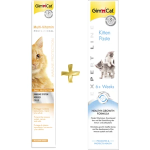 Multivitamin Paste 100 gr + Gimcat Kitten Paste Kalsiyum Yavru Kedi Vitamin Macunu 50 gr ARDA018
