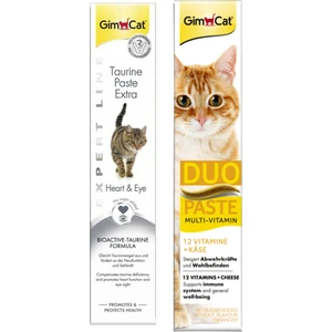 Taurine Paste 50 gr + Gimcat Duo Paste Peynirli Multi Vitamin 50 gr