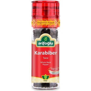 Karabiber Tane 50g (Değirmen Kapak)