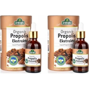 Organik Propolis Sıvı Ekstraktı 50ml 2'li (Su Bazlı) Kutulu