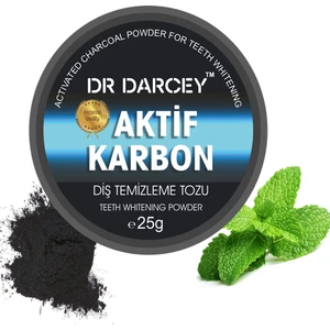 Dr Darcey Aktif Karbon Diş Temizleme Tozu Beyazlatıcı Etki 25 gr Nane Aromalı