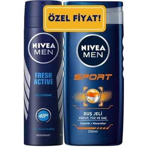 Fresh Active Deodorant 150 ml + Duş Jeli Sport 250 ml