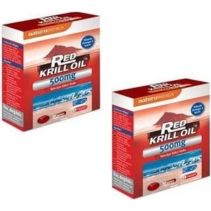 NATUROPATHICA Red Krill Oil 500 mg 30 Kapsül x 2
