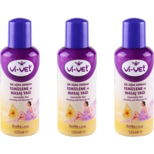 Vivet Sir Ağda Masaj ve Temizleme Yağı Yağı x 3