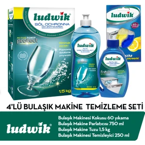 4 Lü Bulaşık Makine Temizleme Seti