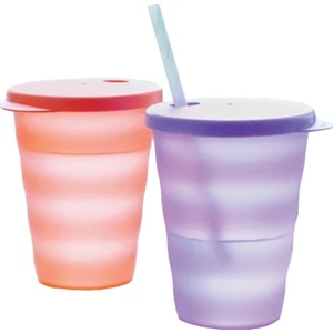 J87 Tupperware Eko Pipetli Bardak 2'li