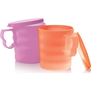 J88 Tupperware Eko Kulplu Bardaklar 2'li Set
