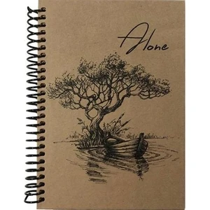 Kraft Spiralli A5 Defter 80 Yaprak Çizgili 14 x 21 cm