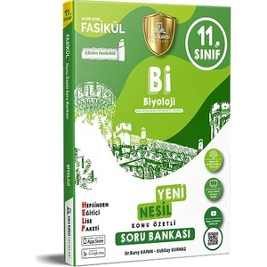 Soru Kalesi Yayınları 11. Sınıf Biyoloji Konu Özetli Soru Bankası