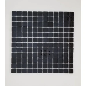 Mutfak,banyo ve Havuz Için Sade Siyah 25X25 Cam Mozaik ( 1 Koli = 10 File Karo = 1 m2 Fiyatıdır )