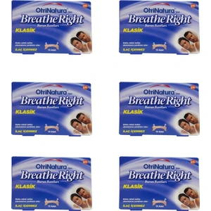 Breathe Right Burun Bandı Normal Boy 10 Adet 6 Lı Paket