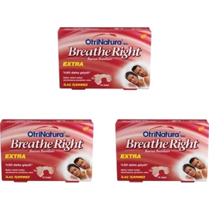 Breathe Right Ekstra Burun Bandı Normal Boy 10 Adet 3'lü Paket