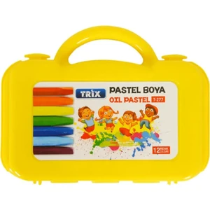 Pastel Boya Seti 12'li Renkli Çanta ile Amatör ve Profesyonel Kullanım İçin