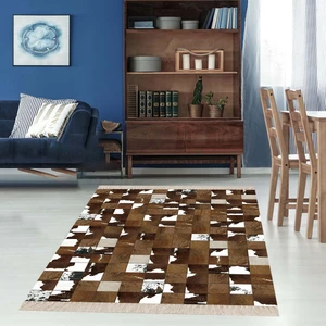 Bona Fortuna Dana Derisi Desenli Dijital Baskı Yıkanabilir Kaymaz Taban Modern Salon Halı