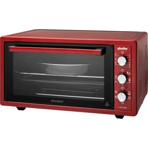 M4554 Turbolu Midi Fırın 45 Litre - Kırmızı