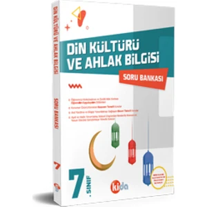 Kida Yayıncılık 7. Sınıf Din Kültürü ve Ahlak Bilgisi Soru Bankası