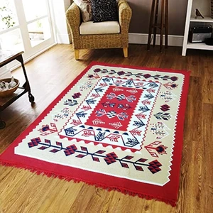 Voho Tekstil Çift Taraflı Başak Desen Kilim Yolluk - Voho Tekstil